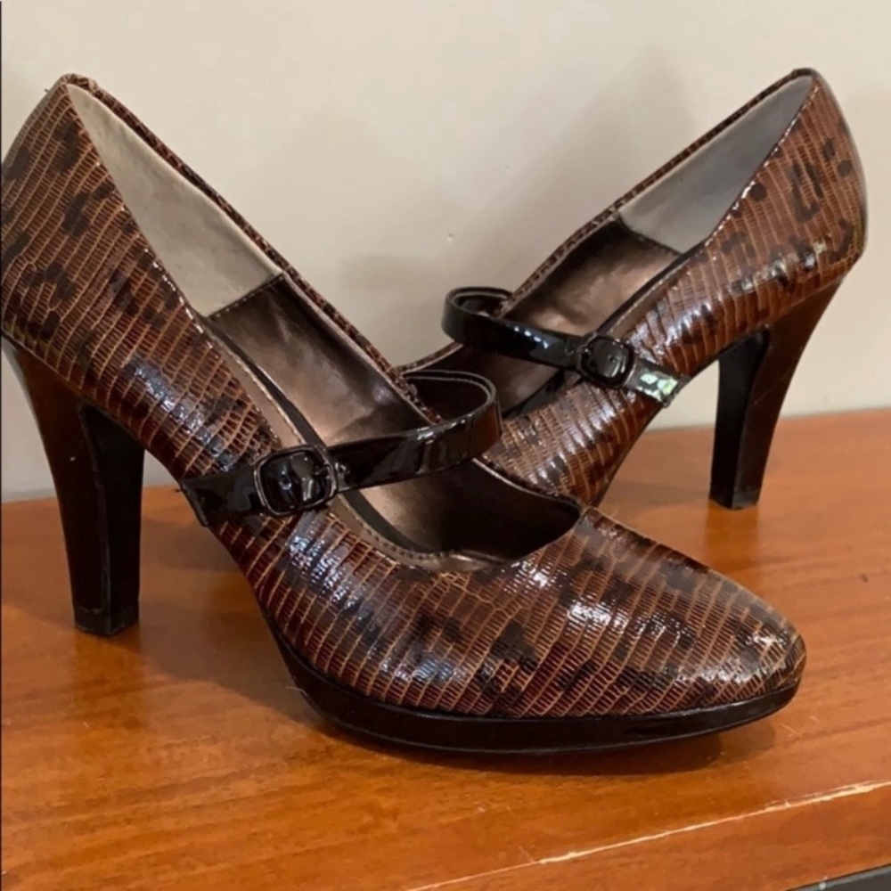 Sofft Animal Print Heels - Size 8.5